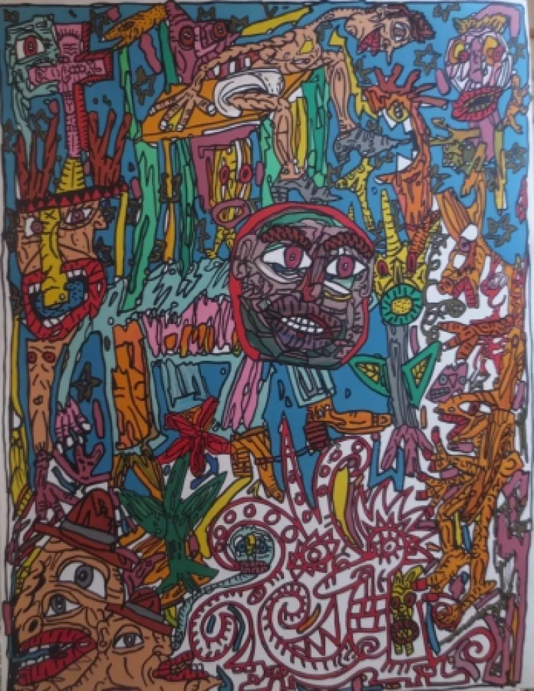 Litografia Combas - Sans titre