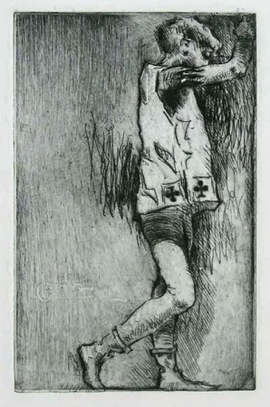 Gravura Conconi - FANTE DI FIORI ( The knave of clubs ) 