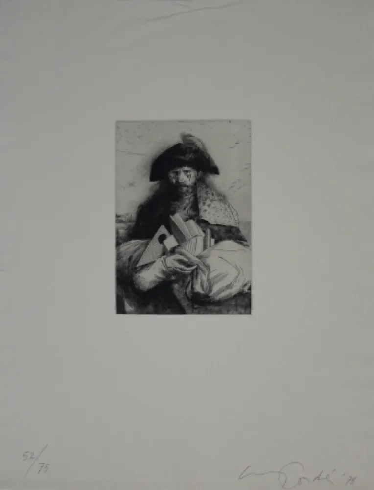 Gravura Condé - Caminante