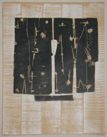 Xilogravura Consagra - Gravure sur bois pour XXe Siècle