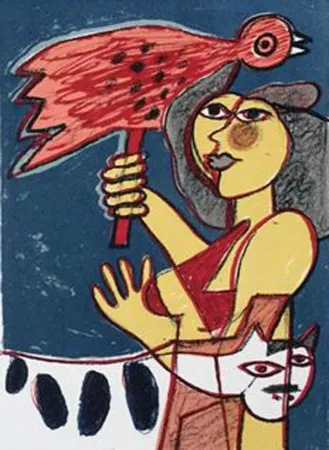 Litografia Corneille - Enchatement des jours 4