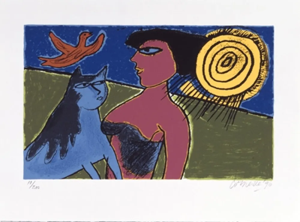 Serigrafia Corneille - L'amour au jour le jour 1