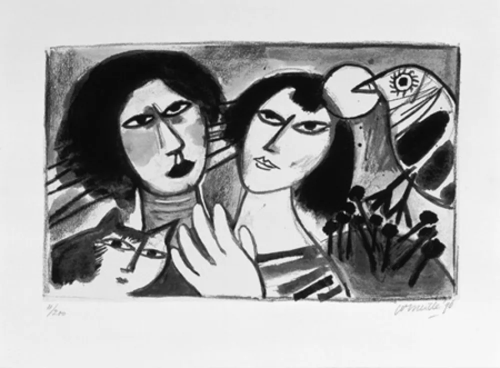 Serigrafia Corneille - L'amour au jour le jour 8