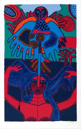 Serigrafia Corneille - Soleil levant