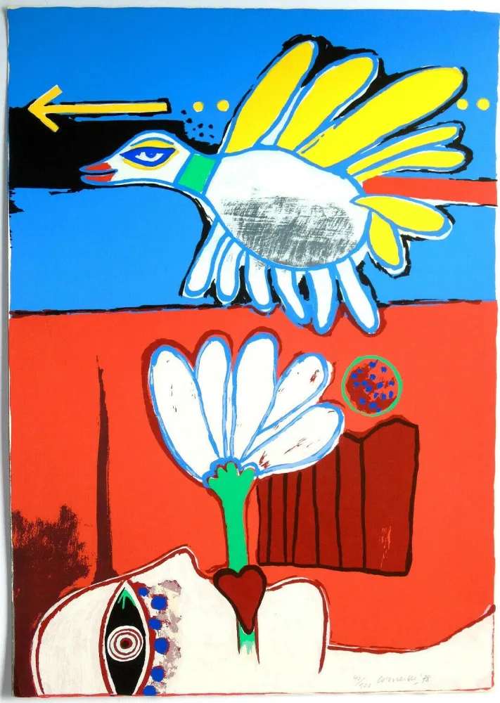 Serigrafia Corneille - Untitled