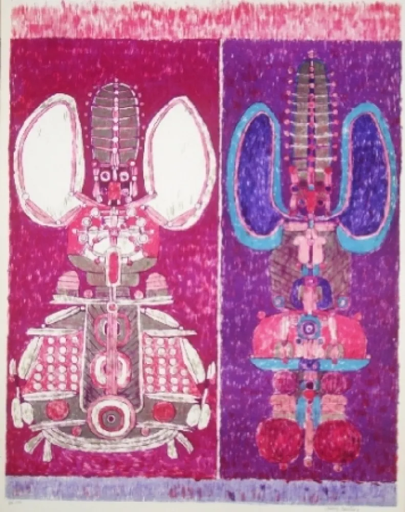 Litografia Courtin - Tremblements