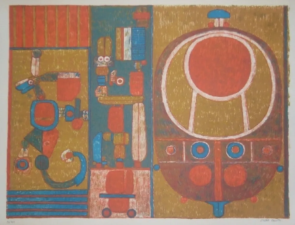 Litografia Courtin - Vérité Cruelle d'un ancien jeu 