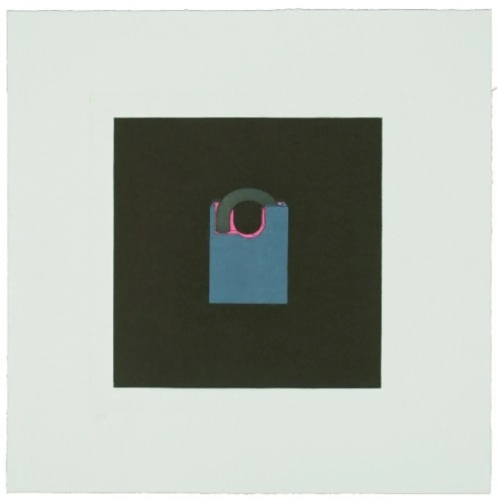 Gravura Craig-Martin - The Catalan suite I - Padlock