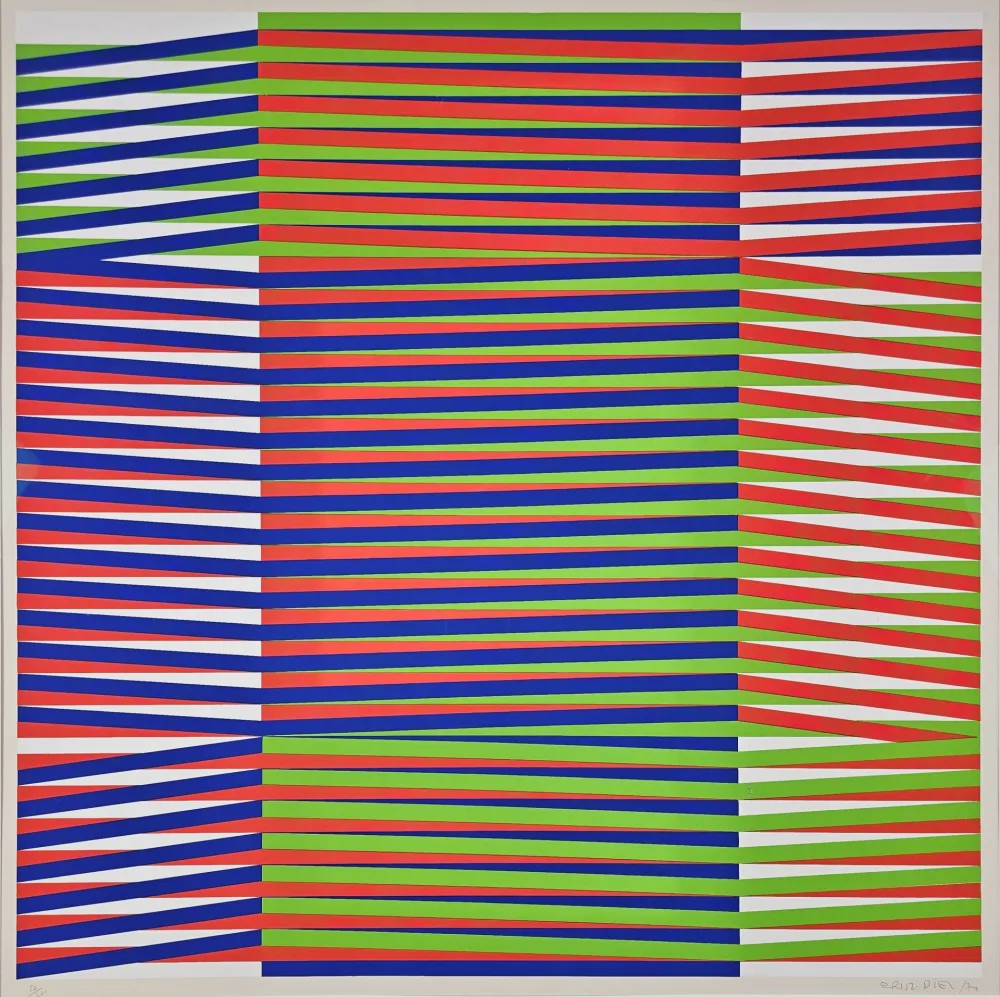 Serigrafia Cruz-Diez - Couleur Additive. No 8