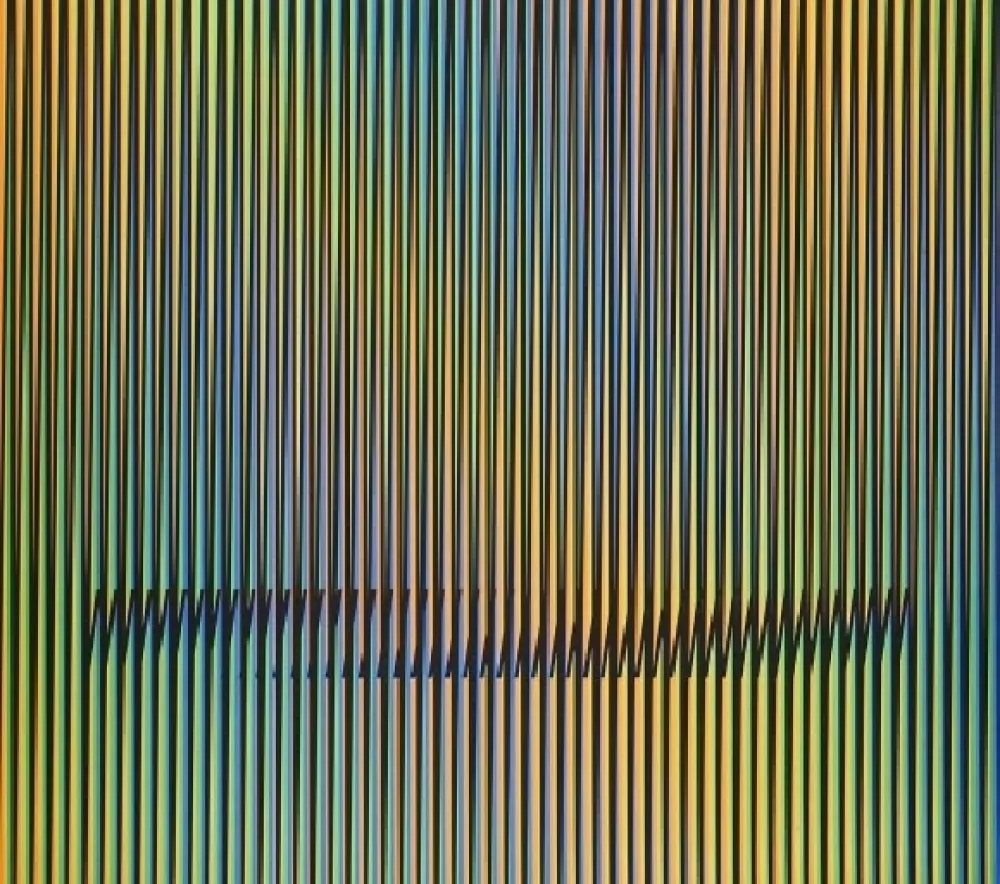 Litografia Cruz-Diez - Serie Caura - 1