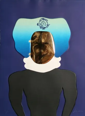 Talhe-Doce Cuevas - La Mascara from the Homage to Quevedo Portfolio