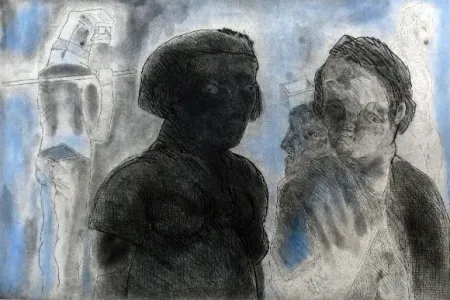 Água-Forte E Água-Tinta Cuevas - Pescadores en Blanes