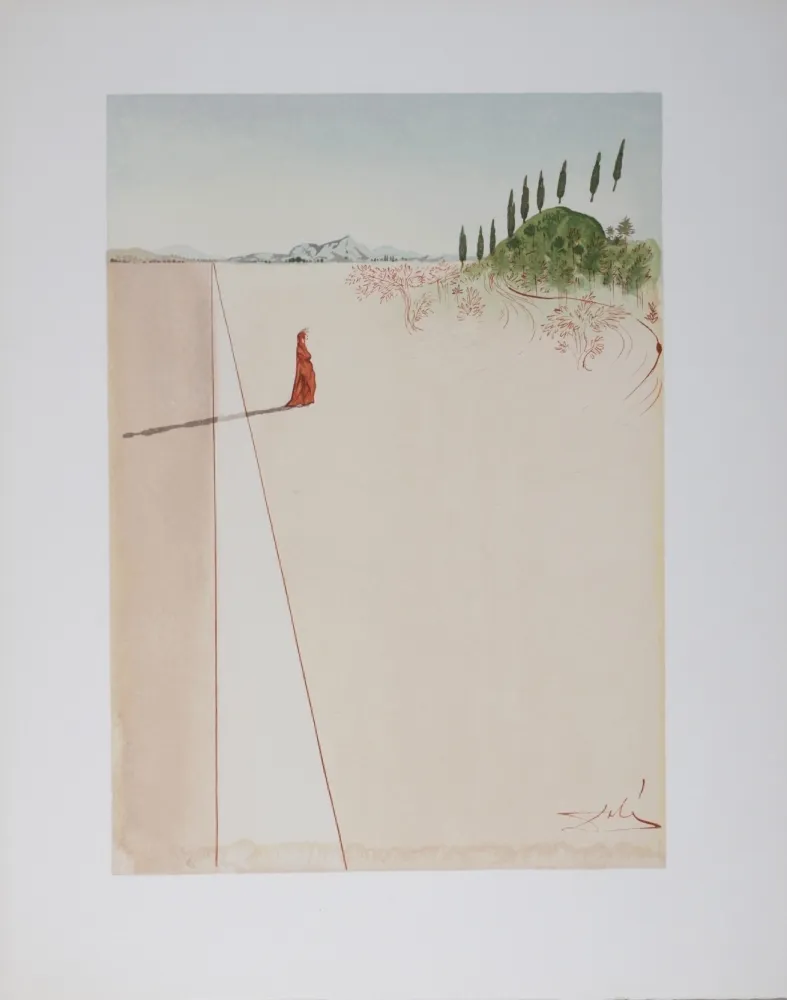 Litografia Dali - Départ pour le grand voyage