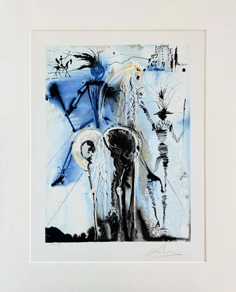 Litografia Dali - Don Quichotte