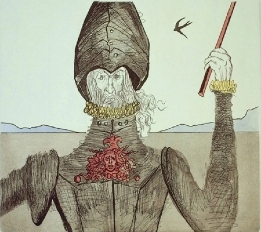 Água-Forte E Água-Tinta Dali - Don Quijote