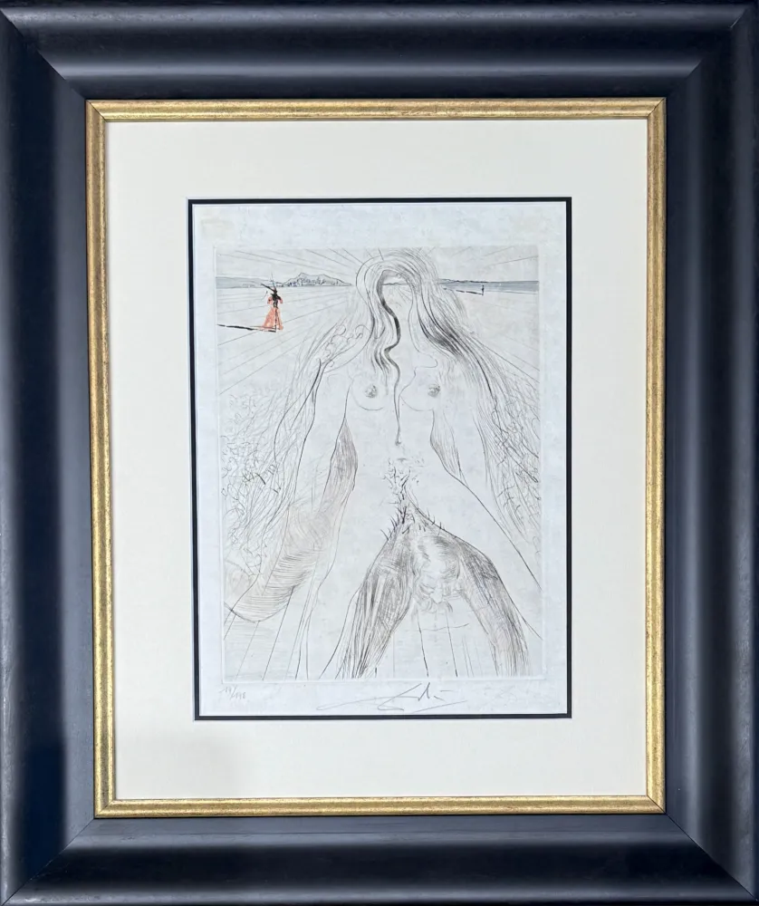 Gravura Dali - Femme à cheval