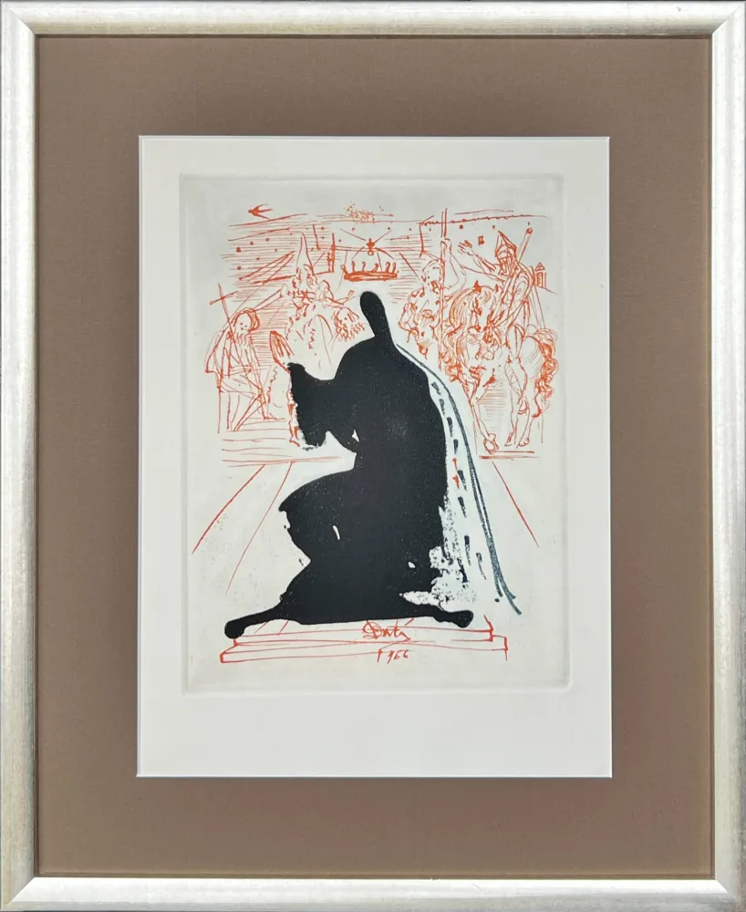 Água-Forte Dali - Figure in an Ermine Cloak