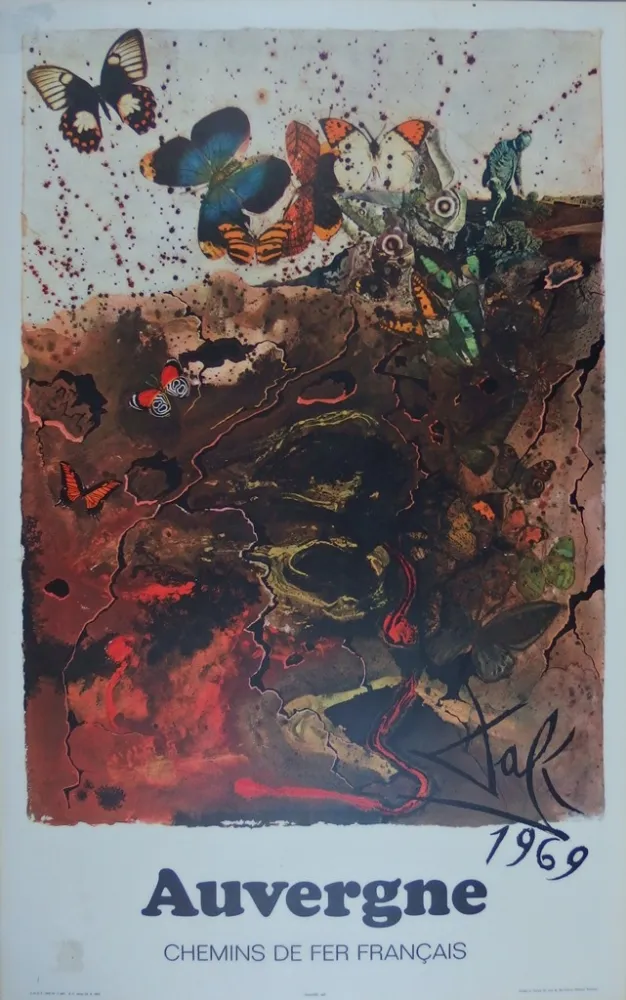 Gravura Dali - France : Auvergne (SNCF)