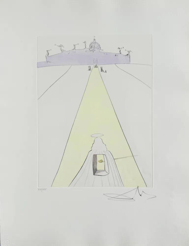 Água-Forte Dali - God, Time, Space, and the Pope