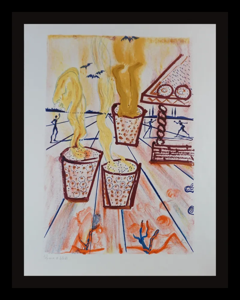 Litografia Dali - Hans Christian Anderson The Girl Who Trod on The Loaf 