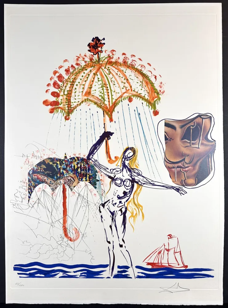 Gravura Dali - Imaginations & Objects of The Future Anti-Umbrella with Atomized Liquid