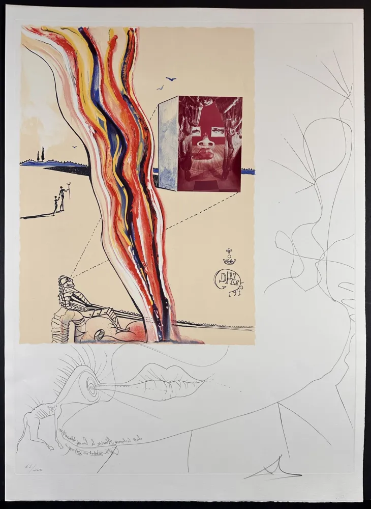 Gravura Dali - Imaginations & Objects of The Future Liquid & Gaseous TV