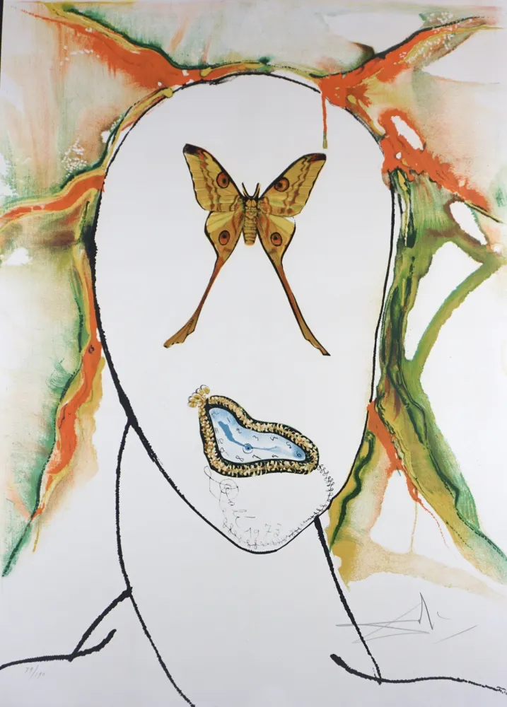 Litografia Dali - Kabuki Dancer