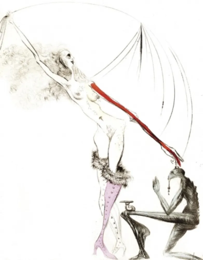 Gravura Dali - La botte violette