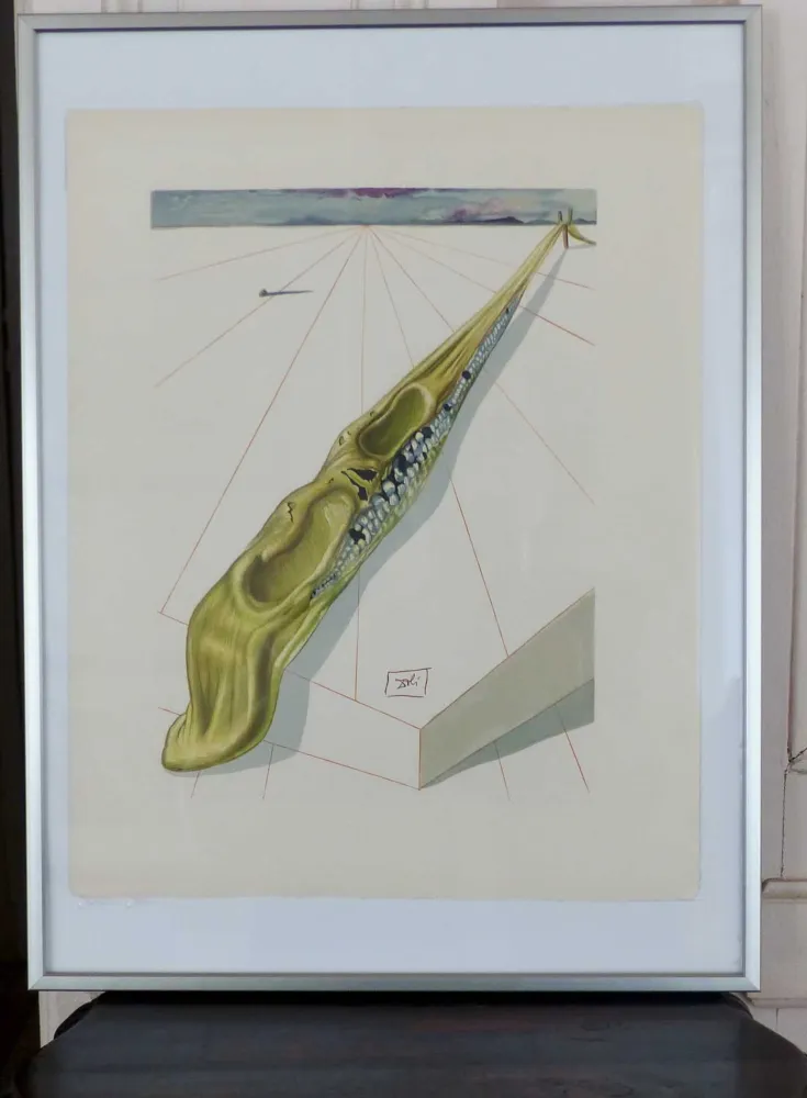 Xilogravura Dali - LA DIVINE COMEDIE - Blasphémateurs