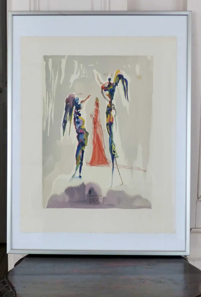 Xilogravura Dali - LA DIVINE COMEDIE - Gloria