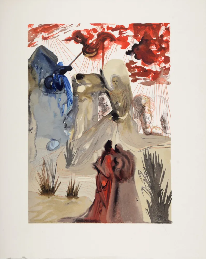Xilogravura Dali - La Divine forêt, 1963