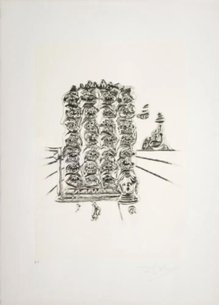 Litografia Dali - La Genesi