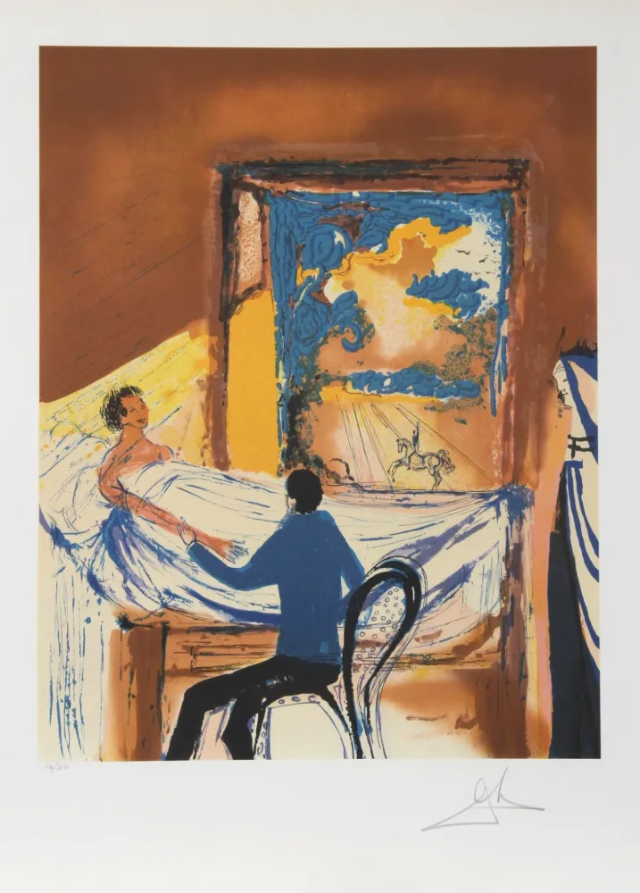 Litografia Dali - La Lutte Contre le Mal (The Doctor)