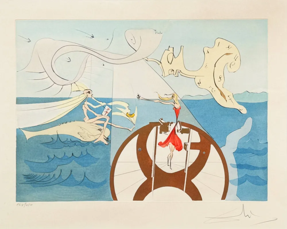 Água-Forte Dali - La machine à coudre