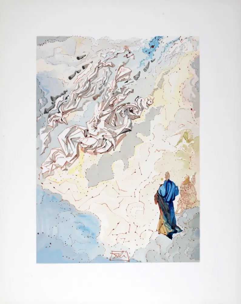 Litografia Dali - Le 6ème ciel de Jupiter