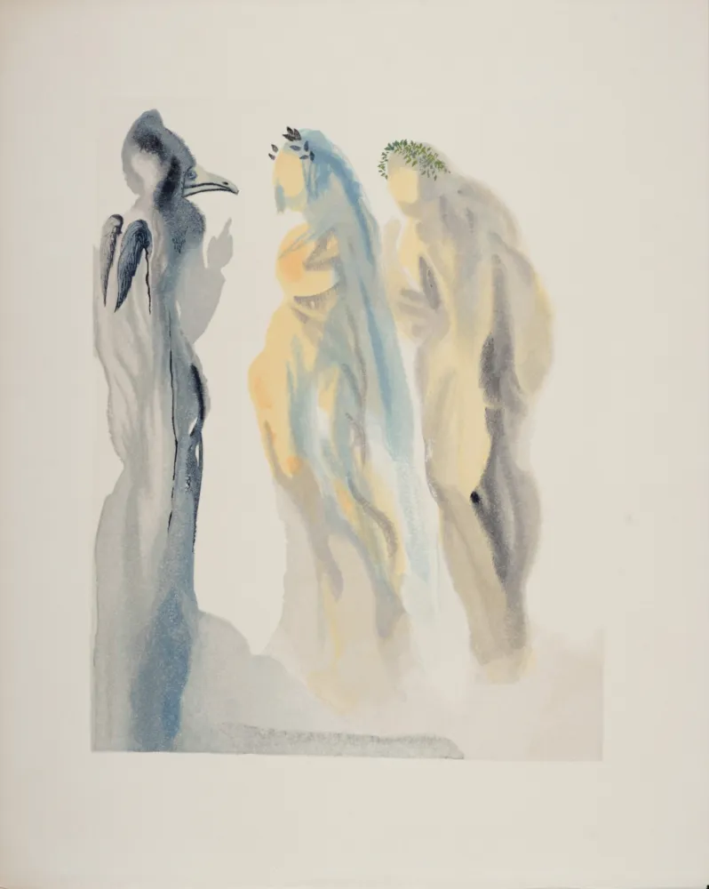 Xilogravura Dali - Le Ciel de Vénus, 1963