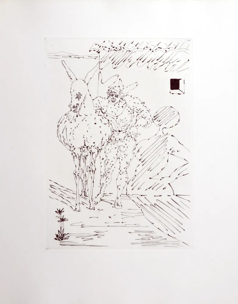 Gravura Dali - Le Tricorne, 1958