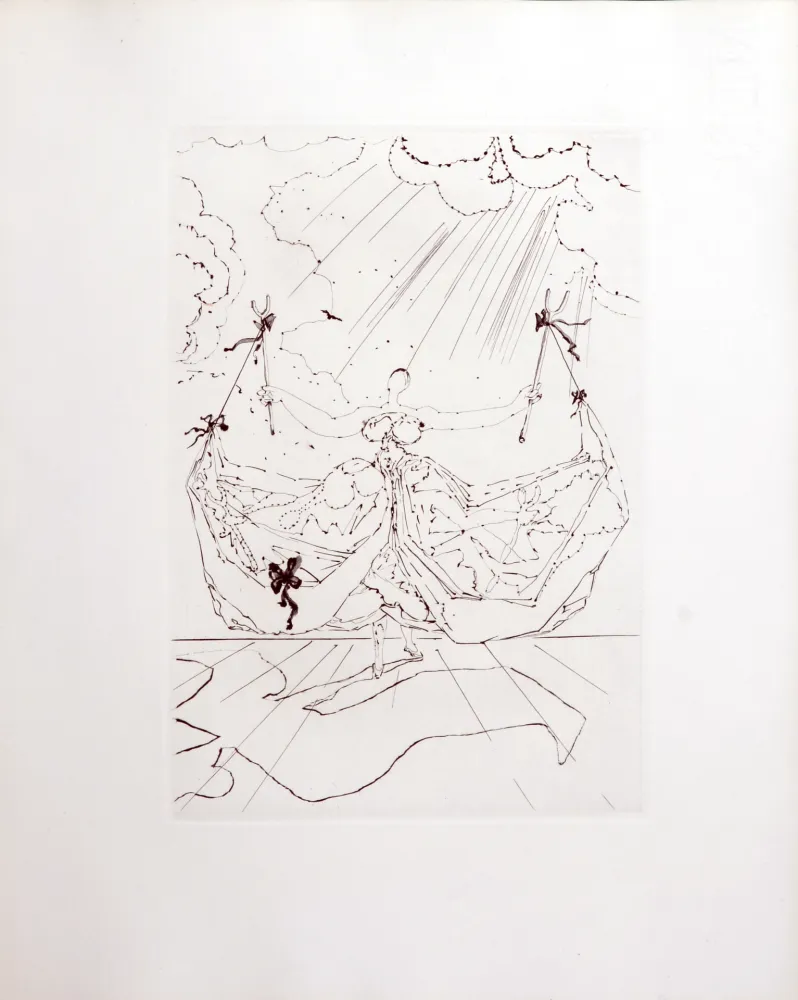 Gravura Dali - Le Tricorne, 1958