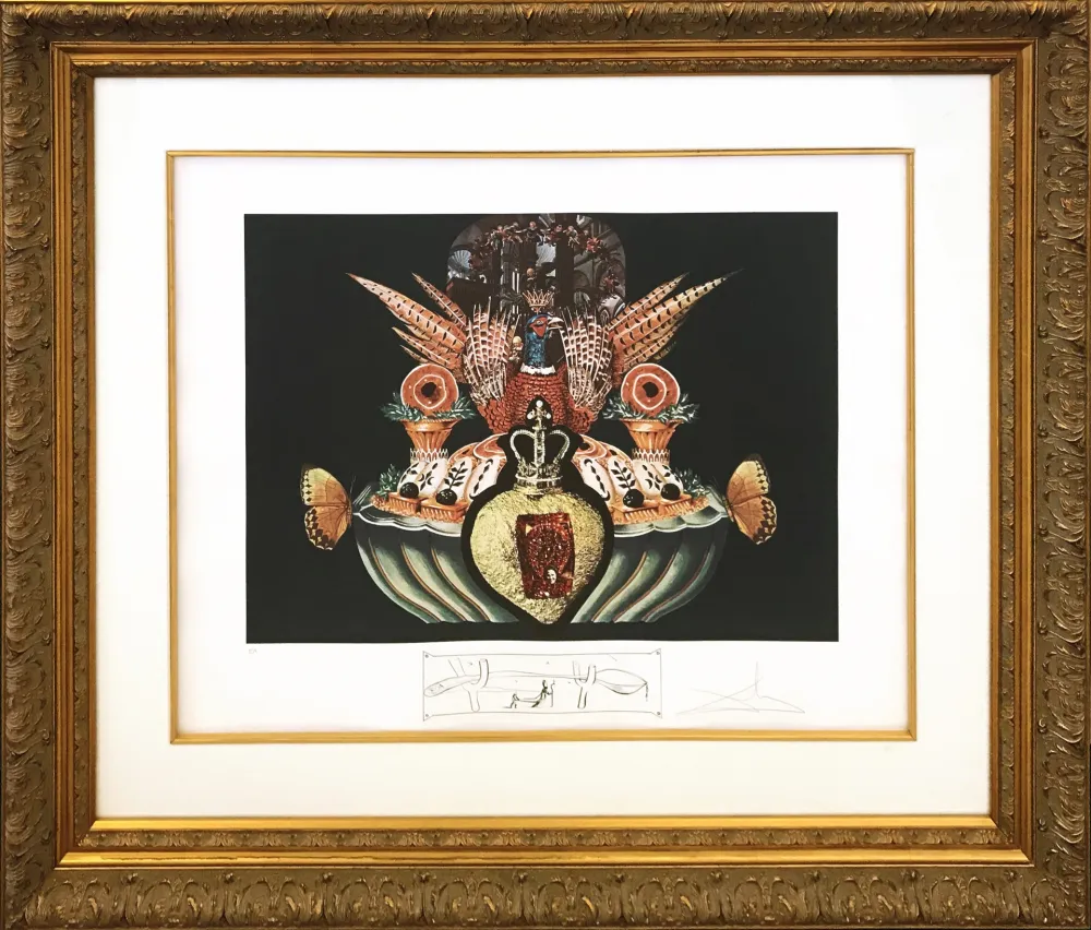 Litografia Dali - LES CHAIRS MONARCHIQUES