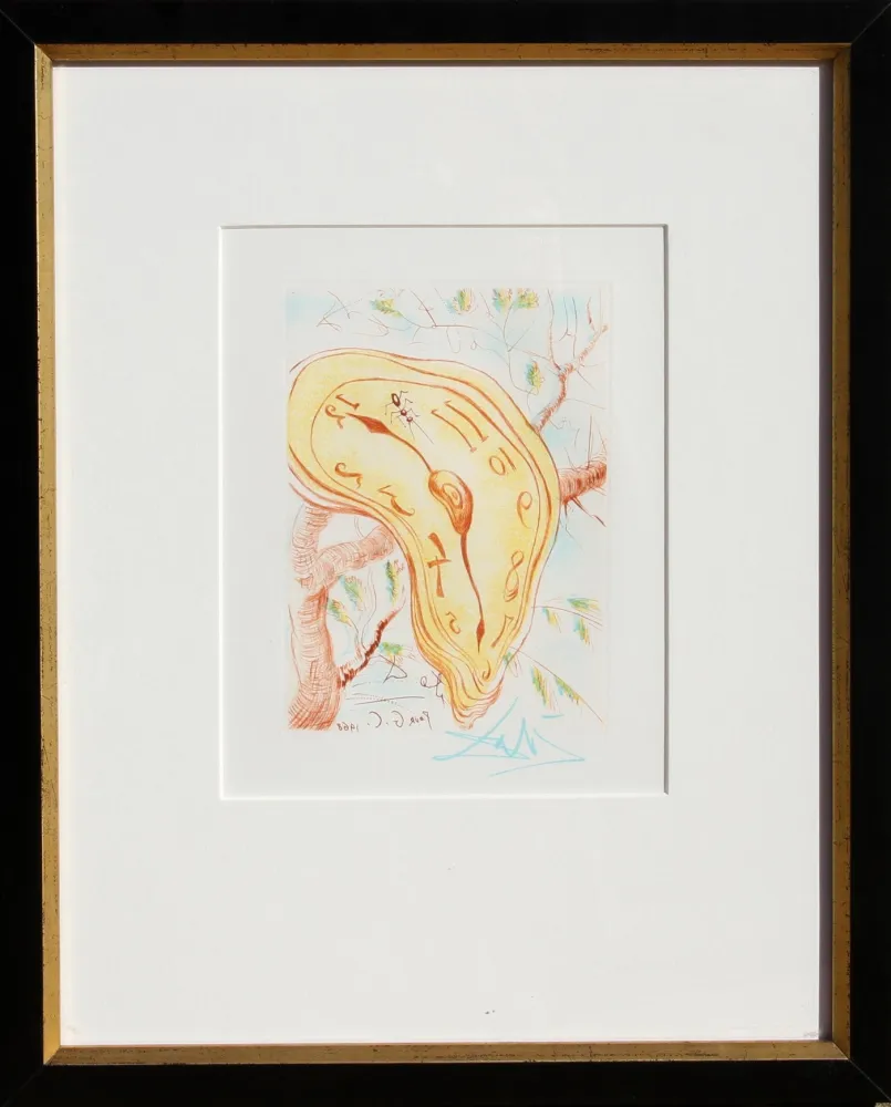 Gravura Dali - Melting Clock