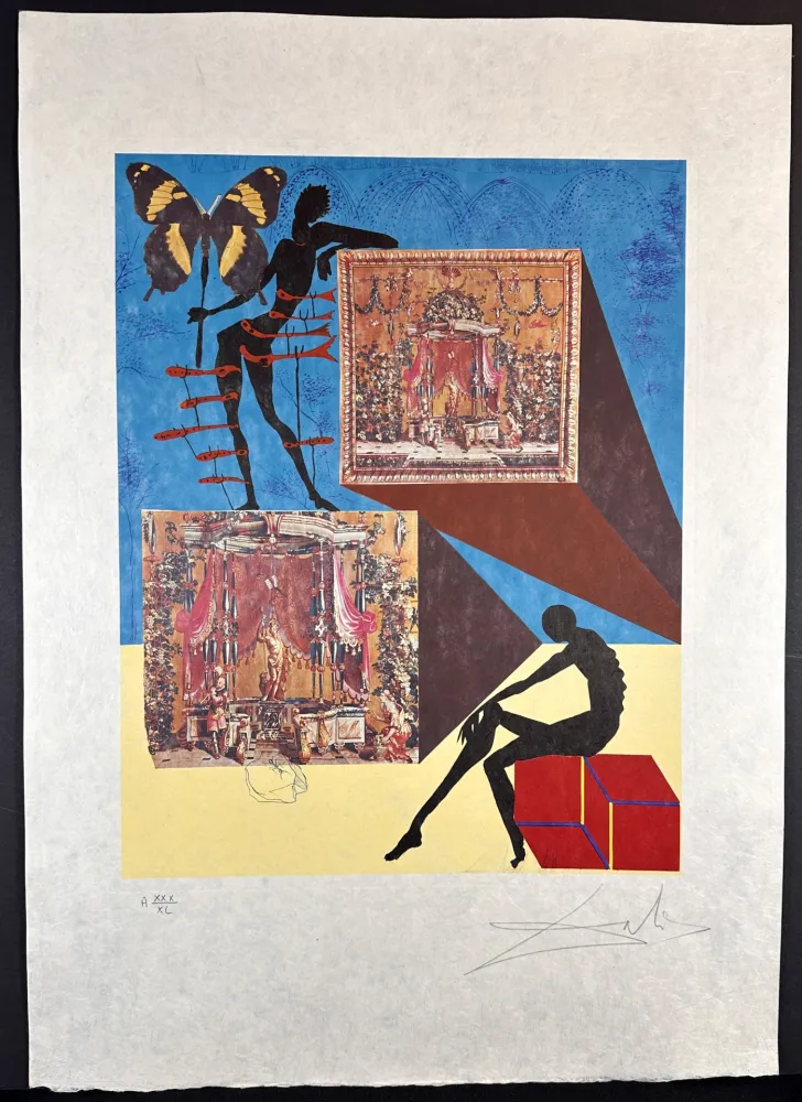 Gravura Dali - Memories of SurrealismDressed in The Nude in The Surrealist Fashion