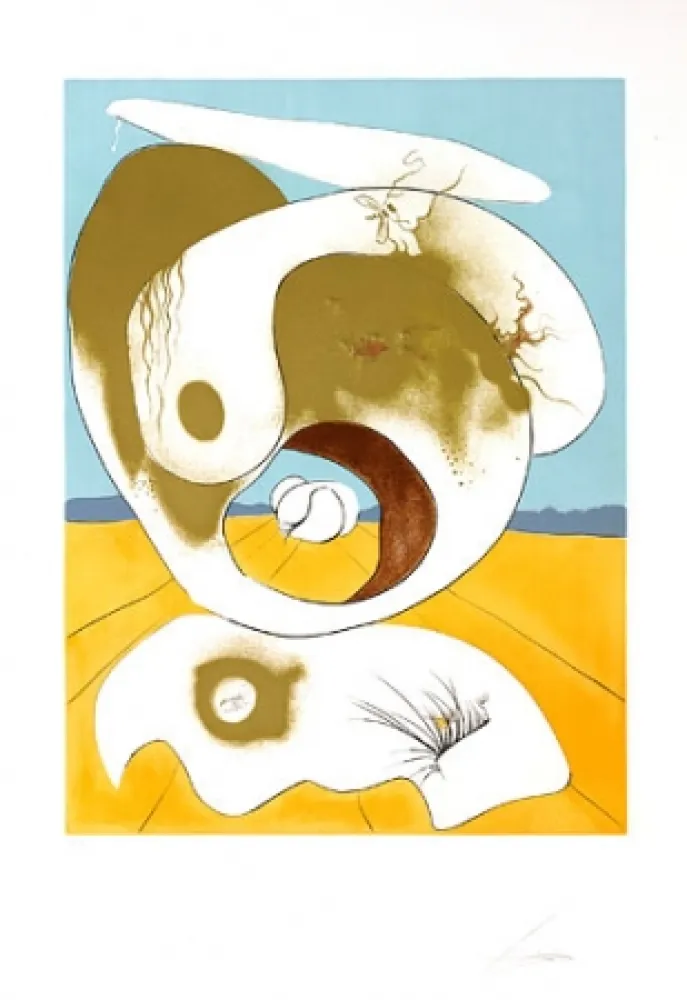 Gravura Dali - Planetary and scatologic vision