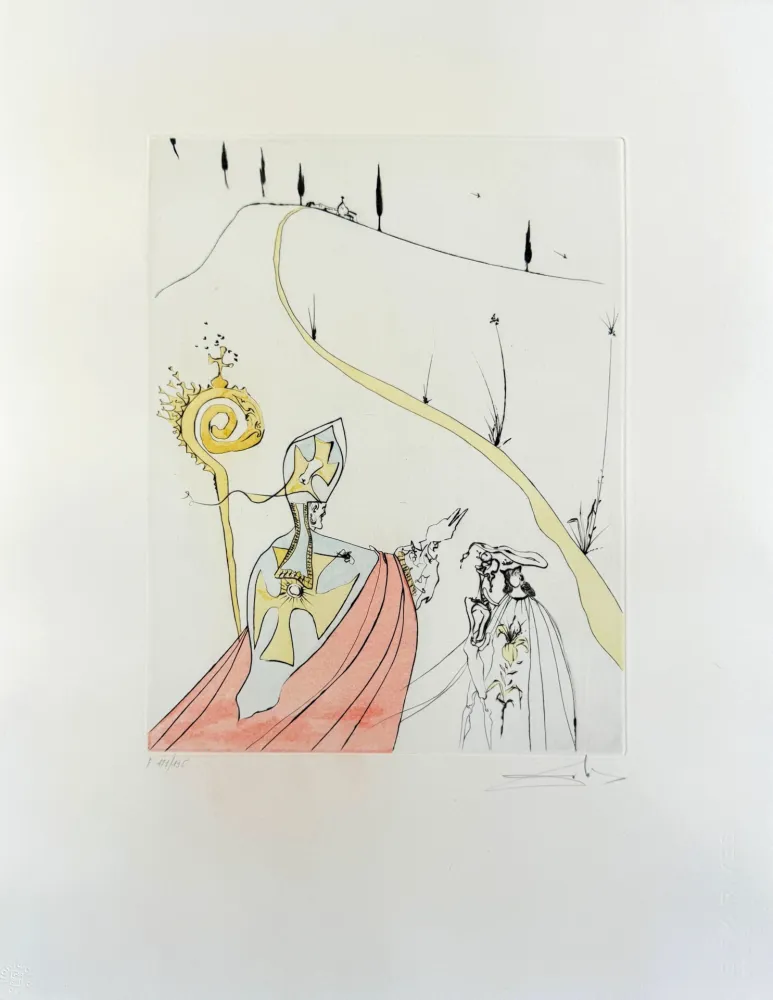 Água-Forte Dali - The Divine Love of Gala