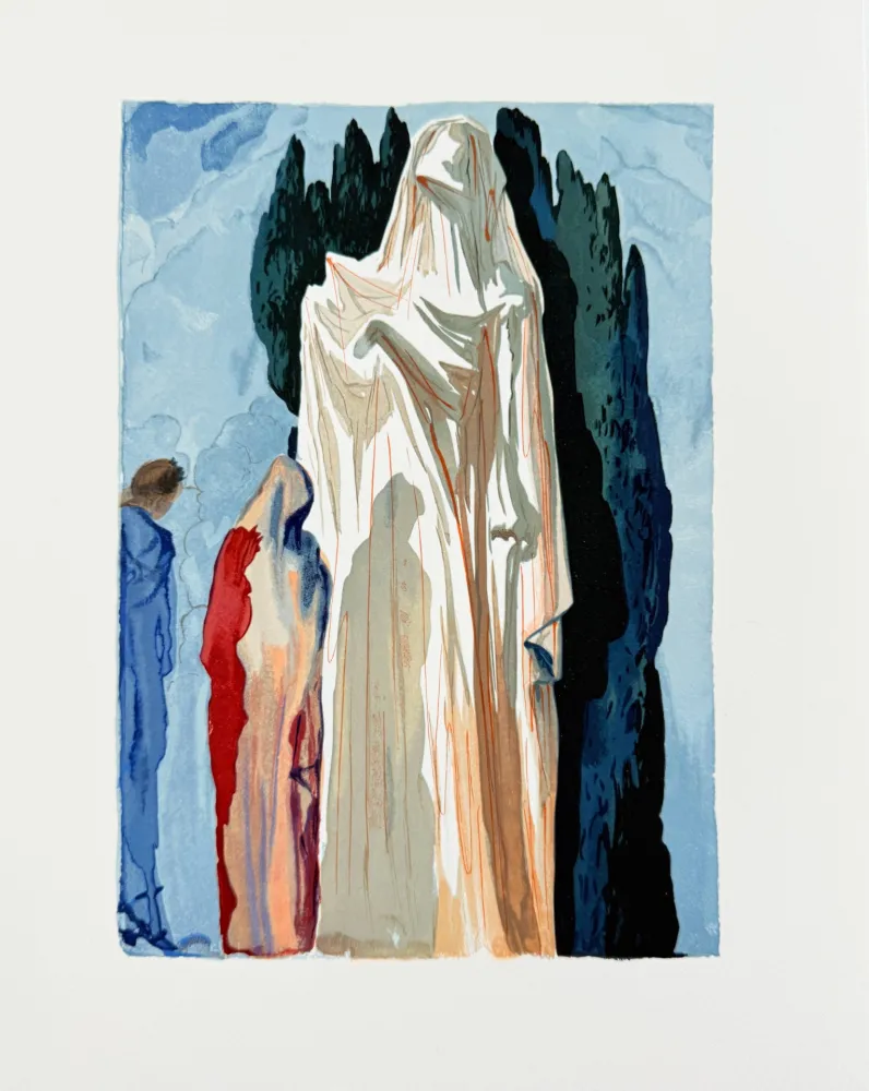 Xilogravura Dali - The Inferno, Canto 10 - The Heretics