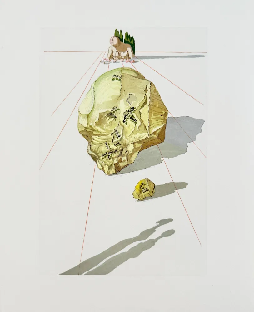 Xilogravura Dali - The Inferno, Canto 23 - Le Supplice de hypocrites