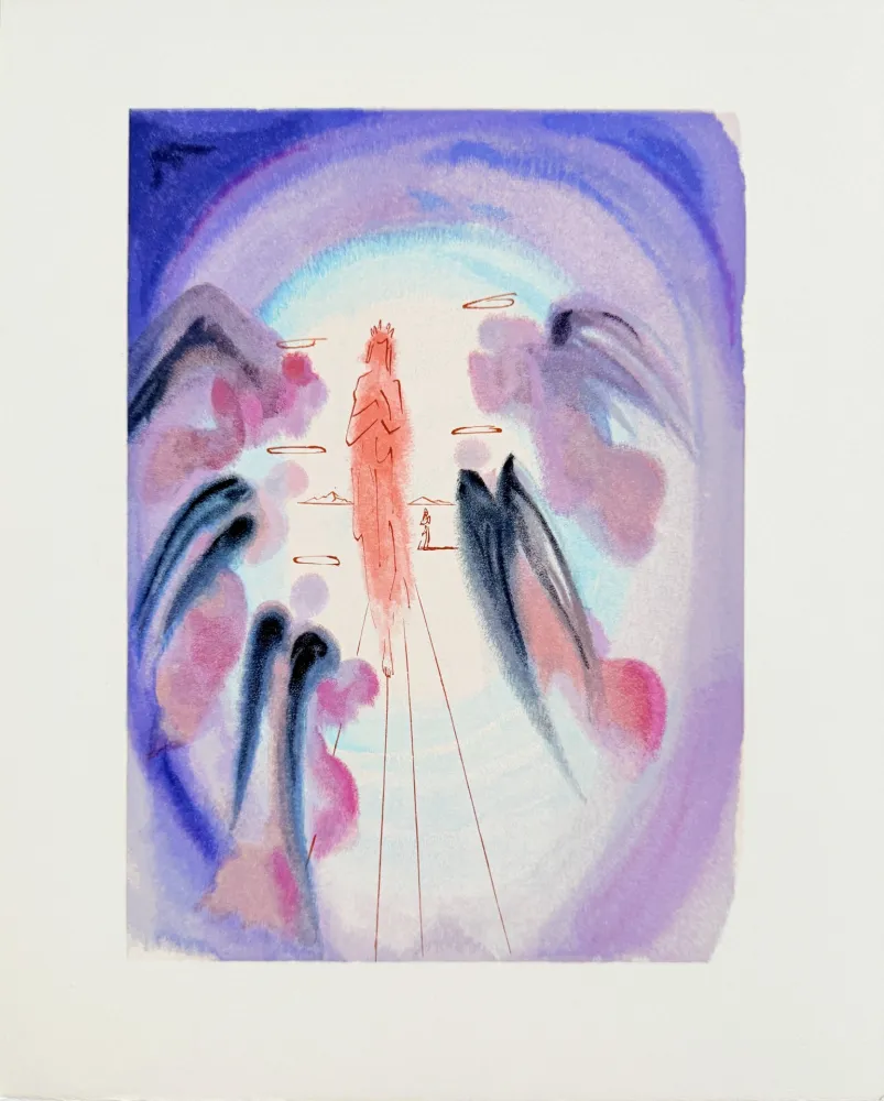 Xilogravura Dali - The Paradise, Canto 24 - The Joy of the Blessed