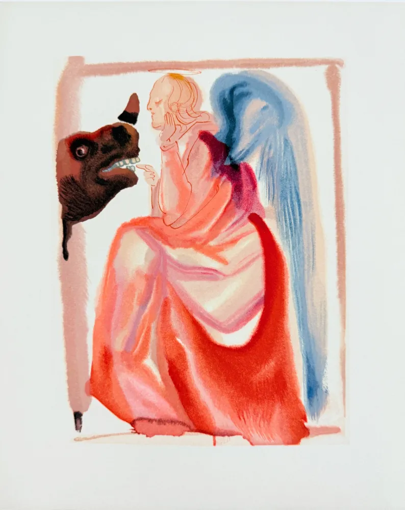 Xilogravura Dali - The Paradise, Canto 6 - The Sphere of Mercury