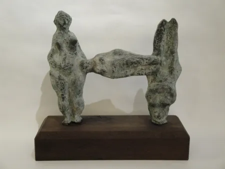 Monotipia D'altri - (Relation) 3 weibliche Figuren. 