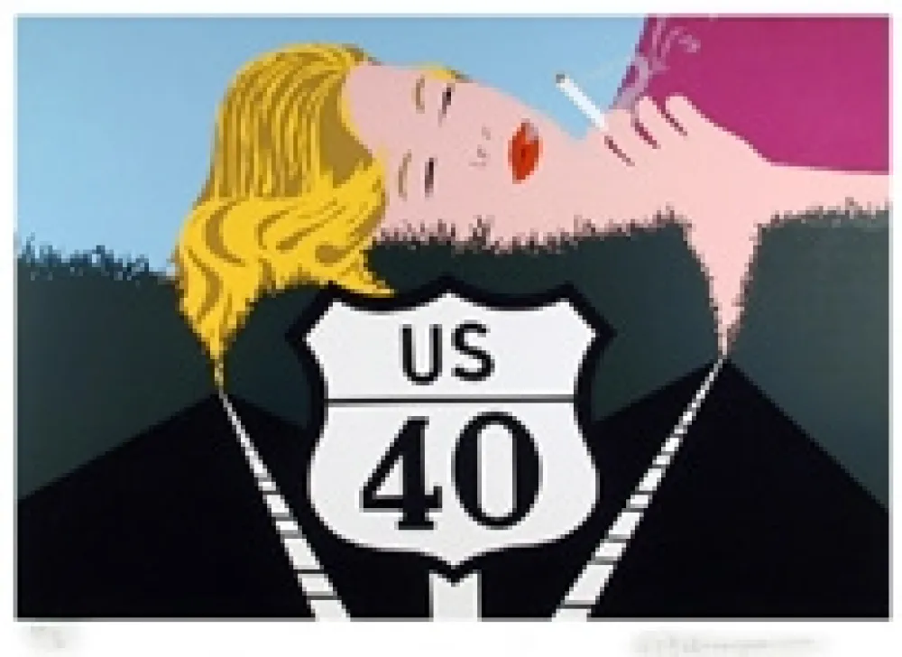 Serigrafia D'arcangelo - Smoke Dreams