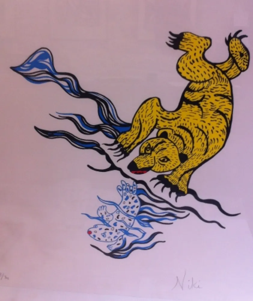 Serigrafia De Saint Phalle - Die Barin